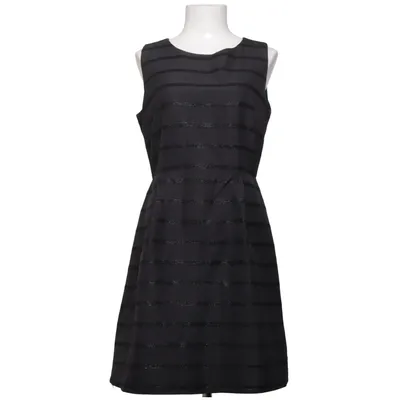 Jurk (Zwart) van Bondelid Katoen, Metallvezel, Polyester