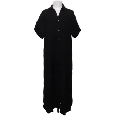 Shirt dress (Black) from LCW Casual Polyamide, Viscose