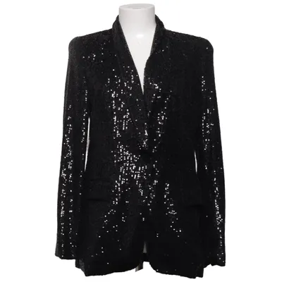 Kavaj (Svart, Silverfärgad) från Zara Elastan, Polyester