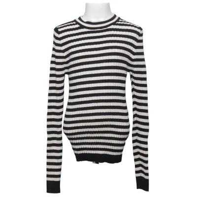 Sweater (Black, White) from Mono Polyamide, Viscose