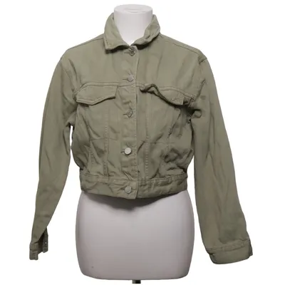 Spijkerjas (Groen) van Gina Tricot Katoen