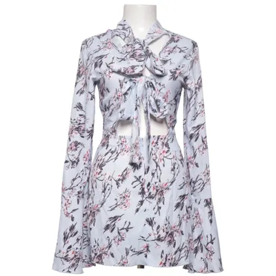 Dress (Blue, Multicolored) from Haoduoyi Elastane, Polyester