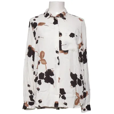 Blouse (Blanc, Marron, Noir) de Ganni Viscose
