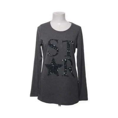 Lange mouwen shirt (Grijs) van Sem Per Lei Elastaan, Viscose