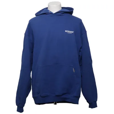 Sweat à capuche (Bleu) de Represent Coton, Élasthane