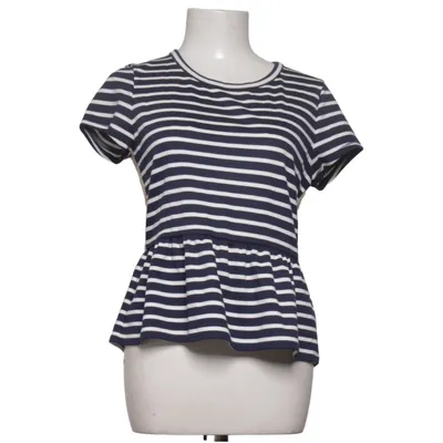 Peplumbluse (Blå, Hvid) fra Rachel Roy Bomuld, Elastan, Nylon, Polyester, Viscose