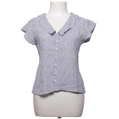 Chemise à manches courtes (Bleu, Blanc) de The Masai Clothing Company Coton, Lin, Viscose