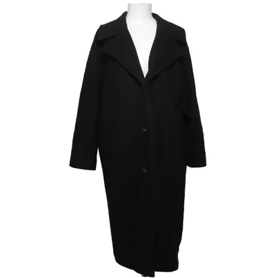 Manteau (Noir) de Hannalicious x NA-KD Polyester, Laine