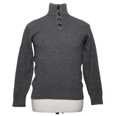 Pullover (Gray) from Tommy Hilfiger Cotton, Nylon, Wool