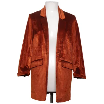 Blazer (Bruin) van Jascha Katoen, Elastaan, Polyester, Viscose