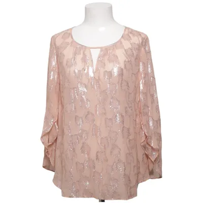 Blouse (Beige, Pink) from Lilly Pulitzer Metallic fiber, Silk