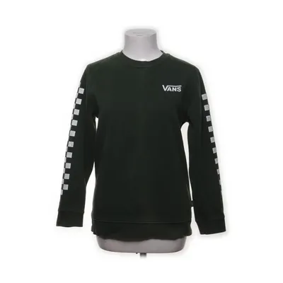 Collegetröja (Grön, Vit) från Vans Bomull, Polyester