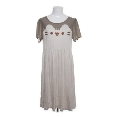 Dress (Beige, Green) from Pusheen Elastane, Polyester, Viscose