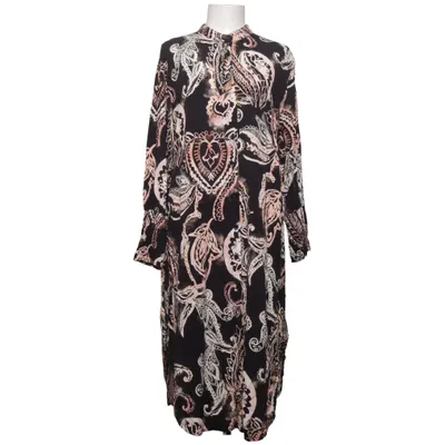 Jurk (Zwart, Roze) van Marta Viscose