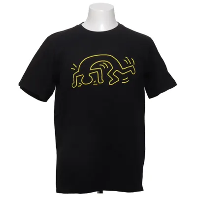 T-shirt (Zwart, Geel) van Uniqlo x UT Katoen