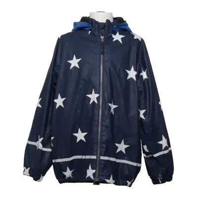 Regnjacka (Blå, Vit) från Actionwear Polyester, Polyuretan