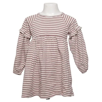 Dress (White, Brown) from Lil'Atelier Elastane, Organic cotton