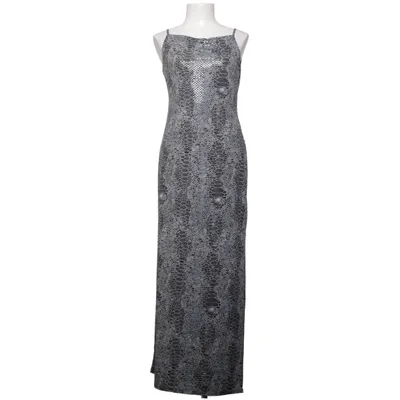 Maxi dress (Gray, Black) from Glitzy Elastane, Polyester