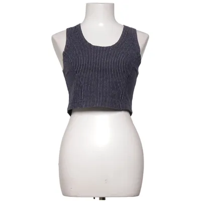 Crop top (Zwart, Wit) van Rave Katoen, Elastaan