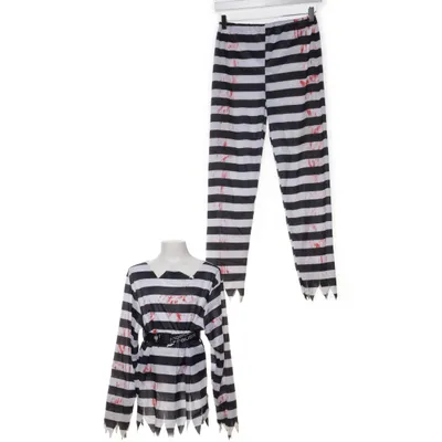 Maskeradkläder (Svart, Vit, Röd) från Smiffy's Polyester