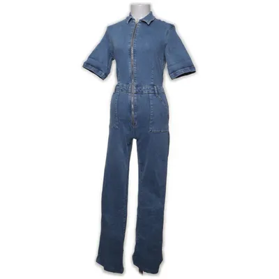 Combinaison (Bleu) de Mango Élasthane, Coton recyclé