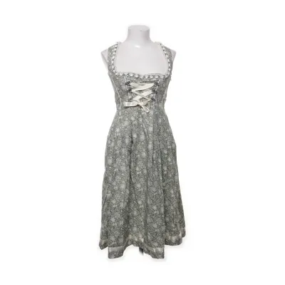 Dirndl (Grøn, Hvid, Flerfarvet) fra Marjo Bomuld, Polyester