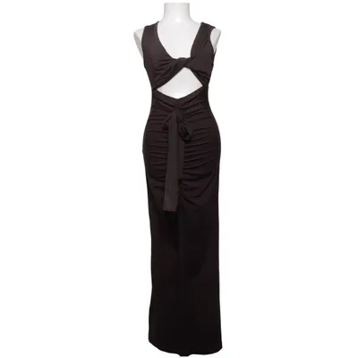 Maxikjole (Brun) fra Musera Elastan, Polyester