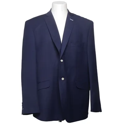 Blazer (Blue) from Peter Adam's Cotton, Elastane, Polyester, Wool
