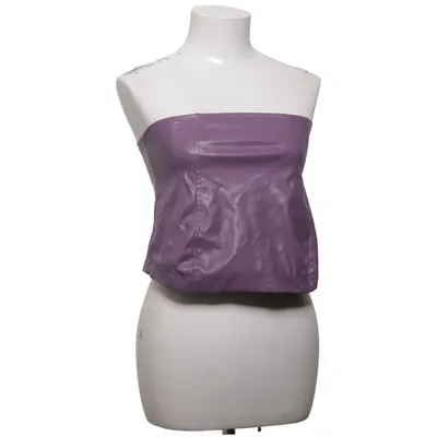 Tube top (Purple) from Bailey Rose Elastane, Polyester, Polyurethane