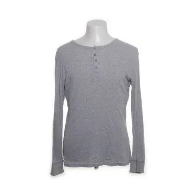 Henley shirt (Gray) from Enrico Mori Cotton, Viscose