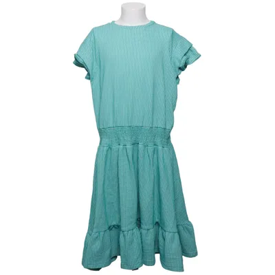 Jurk (Groen, Wit) van WE Katoen, Elastaan, Polyester