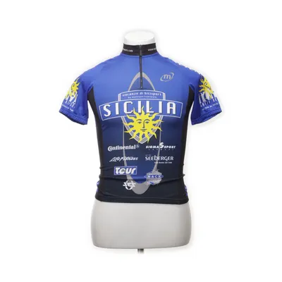Wielershirt (Blauw, Zwart, Geel) van Sports Wear