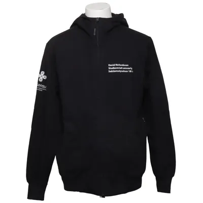 Capuchon sweater (Zwart) van Texstar Katoen, Polyester