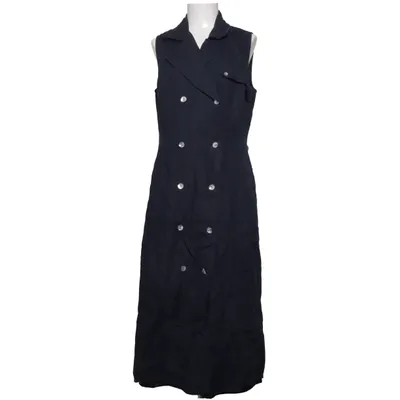 Shirt dress (Blue) from Talbots Linen, Polyester