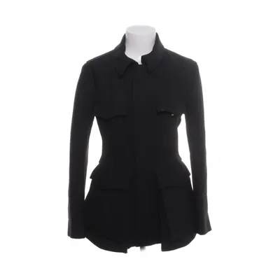 Safarijakke (Sort) fra H&M Studio Elastan, Polyester, Uld, Viscose