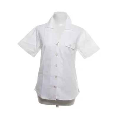 Korte mouwen shirt (Wit) van Blanc du Nil Katoen