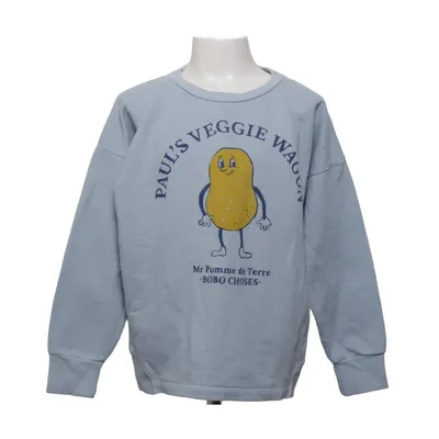 Sweatshirt (Blue, Multicolored) from Bobo Choses Elastane, Organic cotton