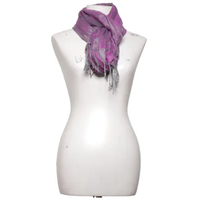 Écharpe (Violet, Gris) de Pashmina