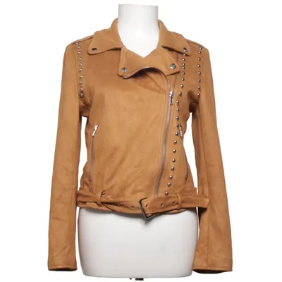 Veste de motard (Marron) de JCL Polyester