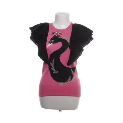 Top (Pink, Black) from Manoush Merino Wool