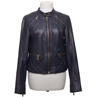 Lederjacke (Blau) von Michael Kors Leder