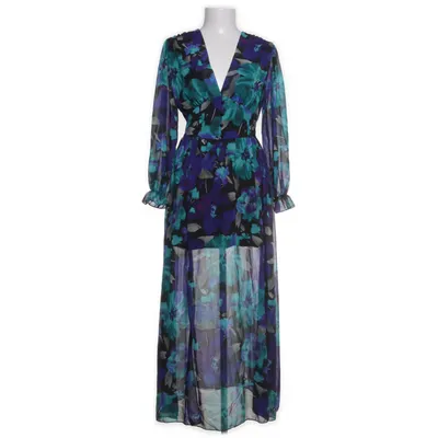 Långklänning (Svart, Flerfärgad) från New Collection Elastan, Polyester, Viskos