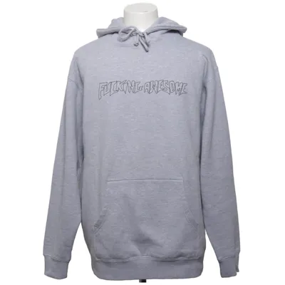 Capuchon sweater (Grijs) van Fucking Awesome Katoen, Polyester