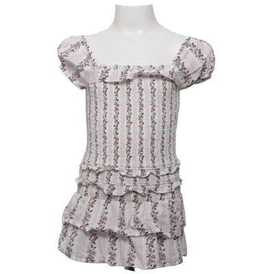 Dress (White, Purple, Green) from Gymboree Cotton, Elastane, Polyester