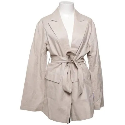 Trenchcoat (Beige) från ASOS Design Bomull, Linne, Polyester