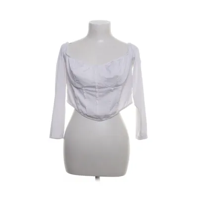 Crop top (Vit) från Shein Curve Polyester, Elastan