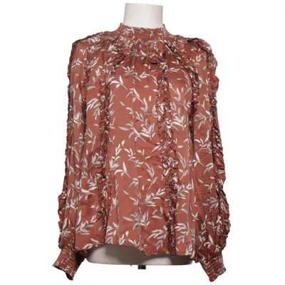 Blouse (Brown, White) from By Malina Viscose