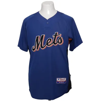 Honkball T-shirt (Blauw, Oranje, Zwart) van Majestic Athletic