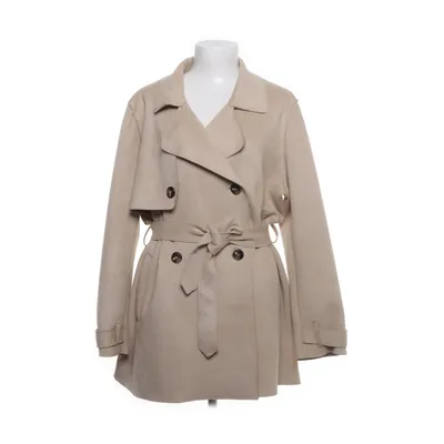 Frakke (Beige) fra Zara Polyester, Elastan