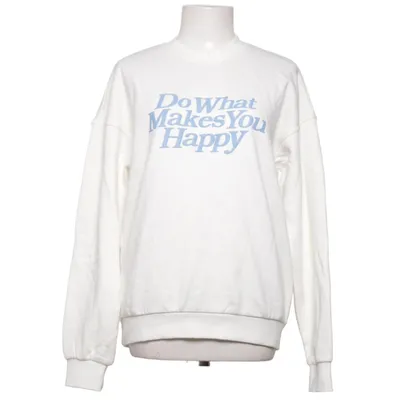 Sweatshirt (White, Blue) from Even & Odd Polyester, Recycled cotton